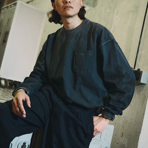 リバーシブル ディストレスド ロングスリーブT A2052