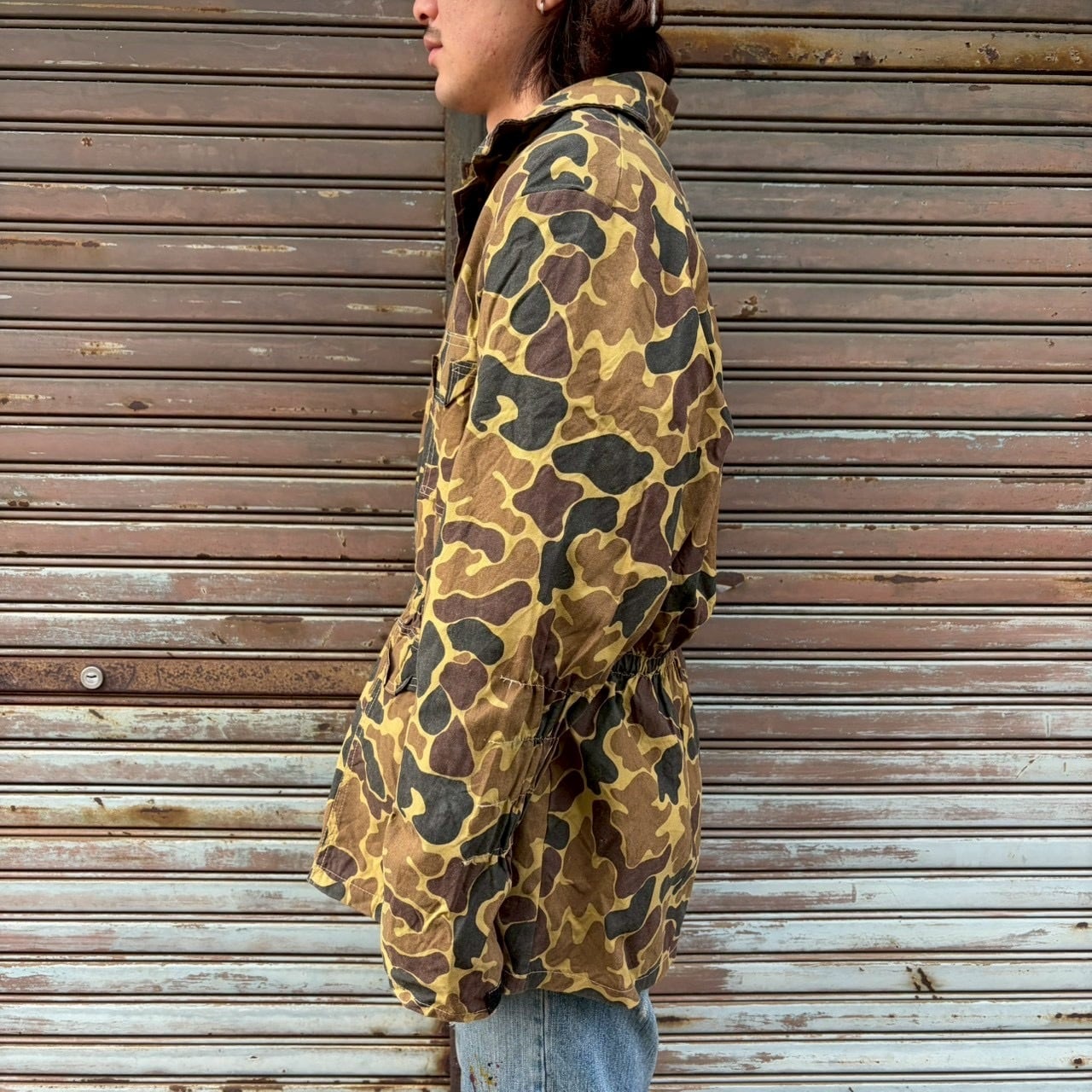 80s USA製 J&L Sports ダックハンターカモ ハンティングジャケット