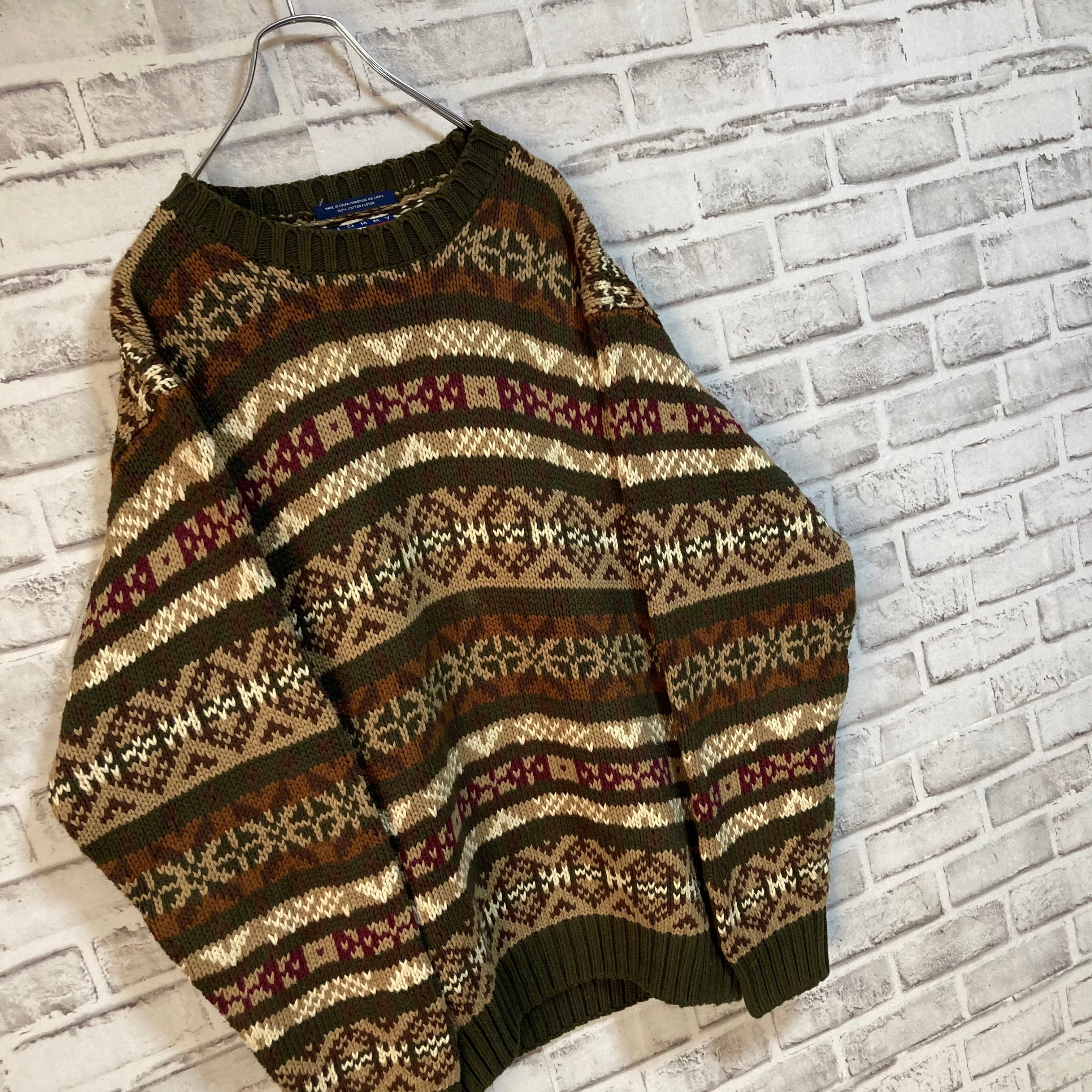 TOMMY HILFIGER】Knit L相当 “OLD TOMMY” トミーヒルフィガー ニット