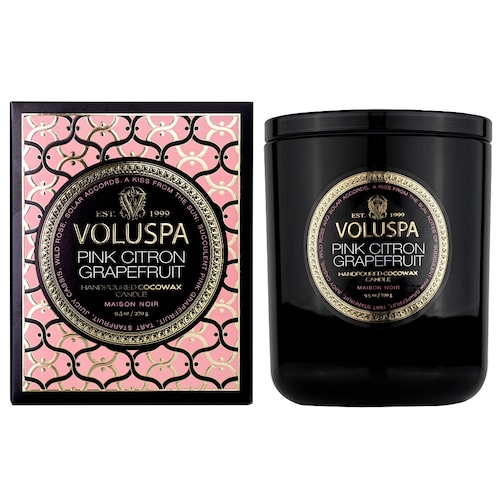 VOLUSPA　ボルスパ　メゾンノワール　クラシックキャンドル　ピンクシトロングレープフルーツ