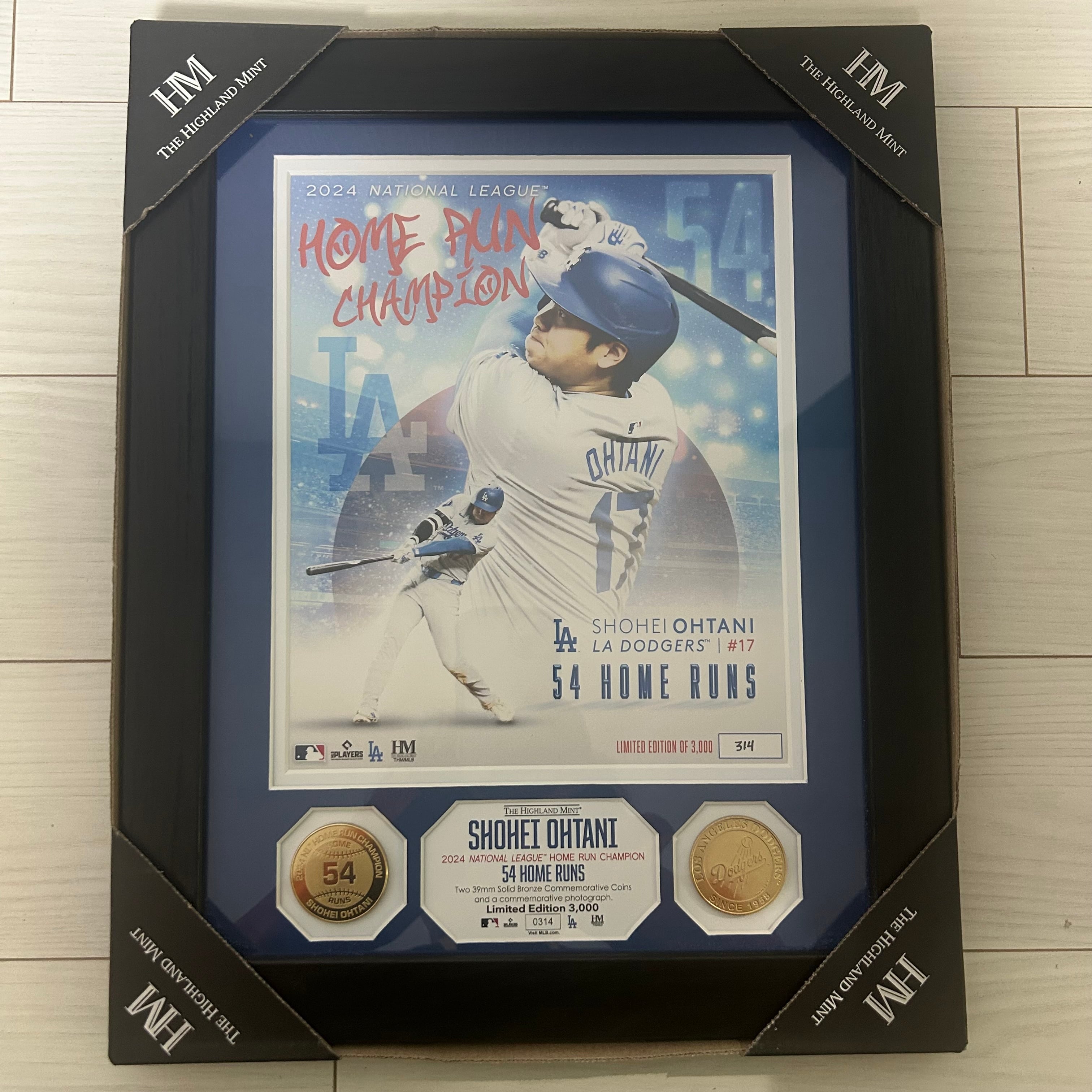 大谷翔平 2024 50/50達成記念グッズ ダブルコインフォトミント