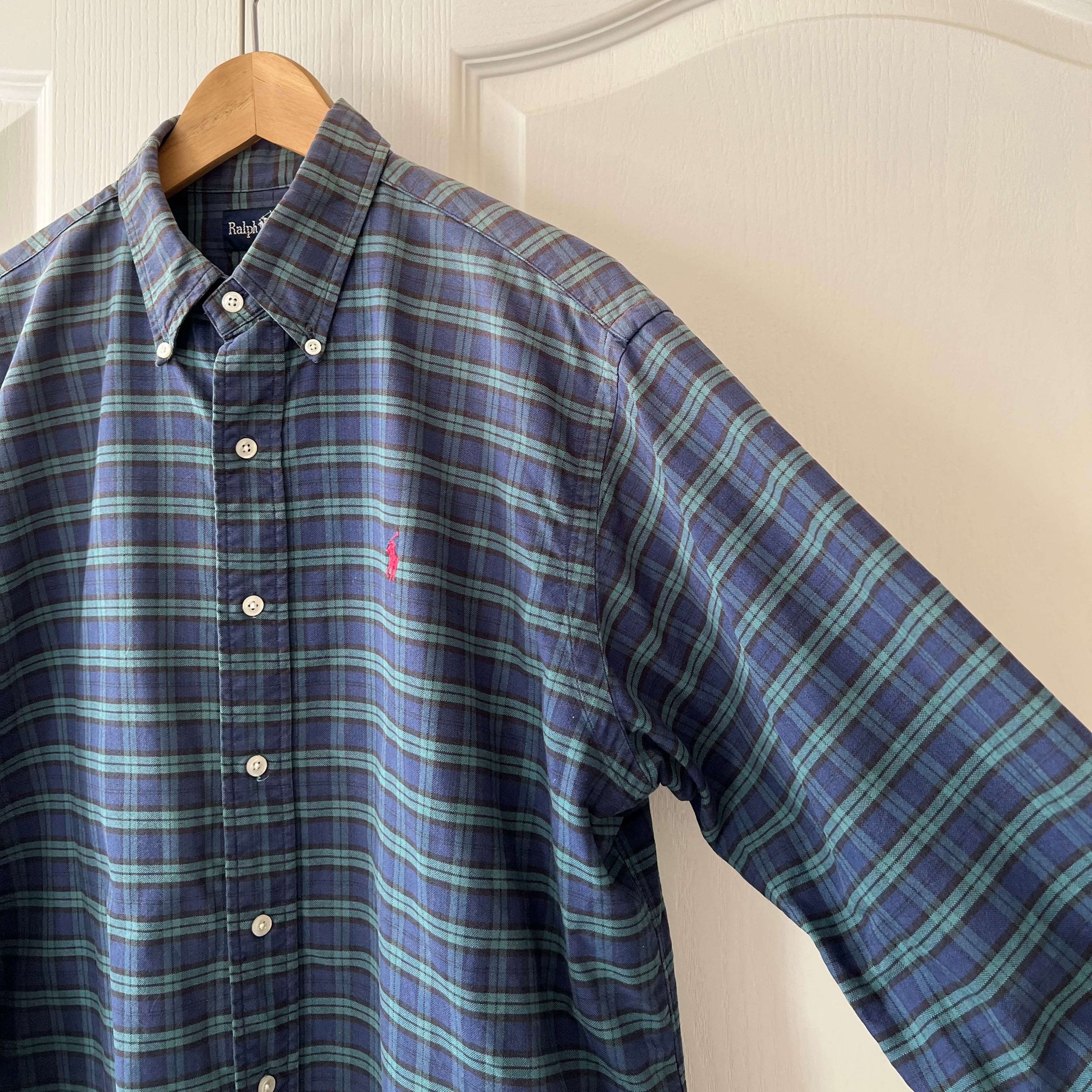 Ralph Lauren ラルフローレン チェック 長袖シャツ ブラックウォッチ