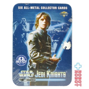 スター・ウォーズ ジェダイ・ナイト オールメタル コレクターカード 缶入 6枚セット 1997 未開封