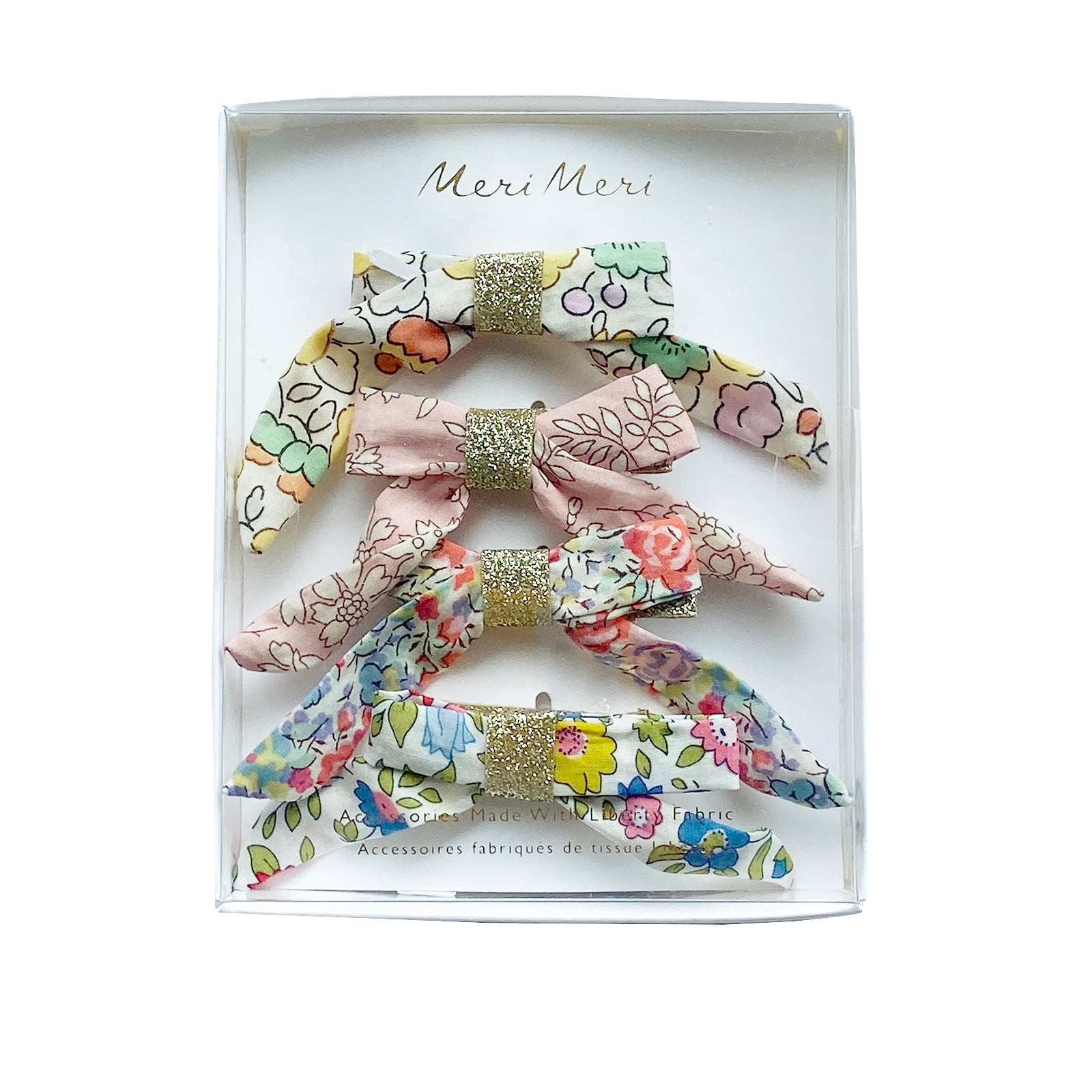 リバティプリント ハンドメイド ヘアクリップ3個 19