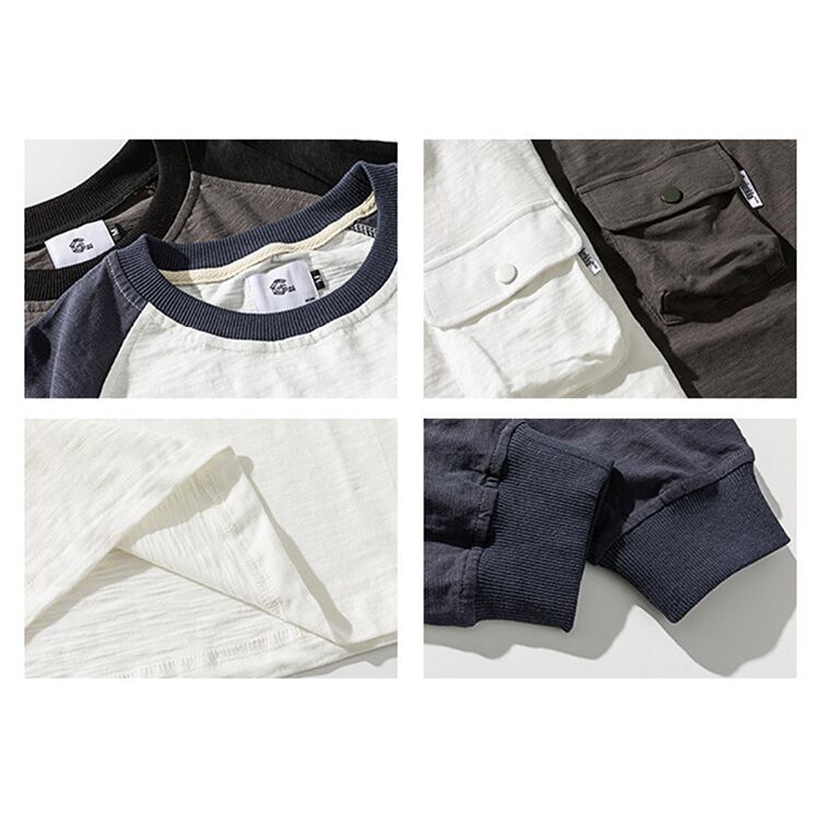 ★RAGLAN CHEST POCKET T-SHIRT　　　A0425