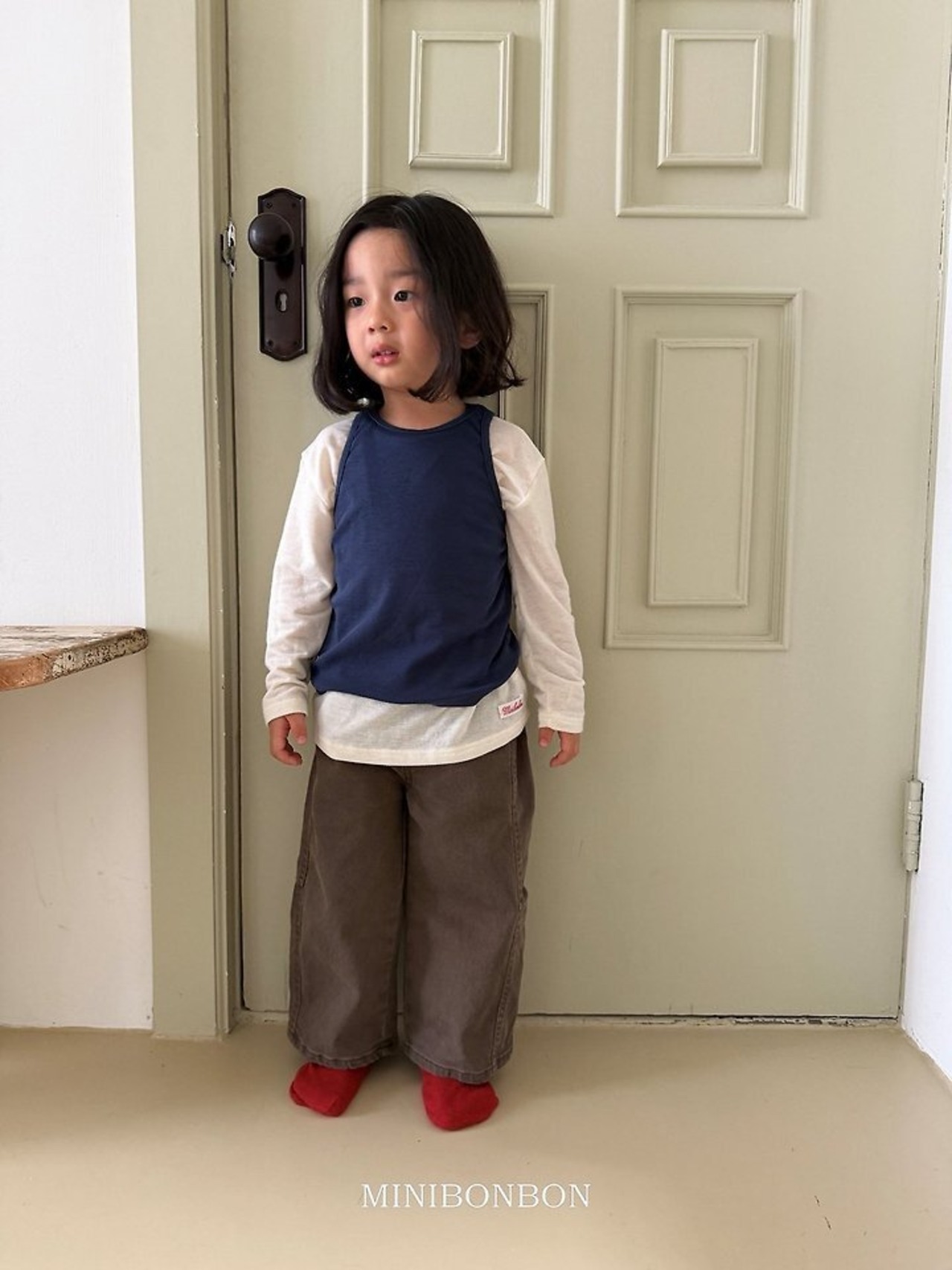 韓国子供服 / 26Autumn / 〖取寄〗minibonbon / 秋色パンツ / キッズ服 / ジュニア服 *XS~JL*