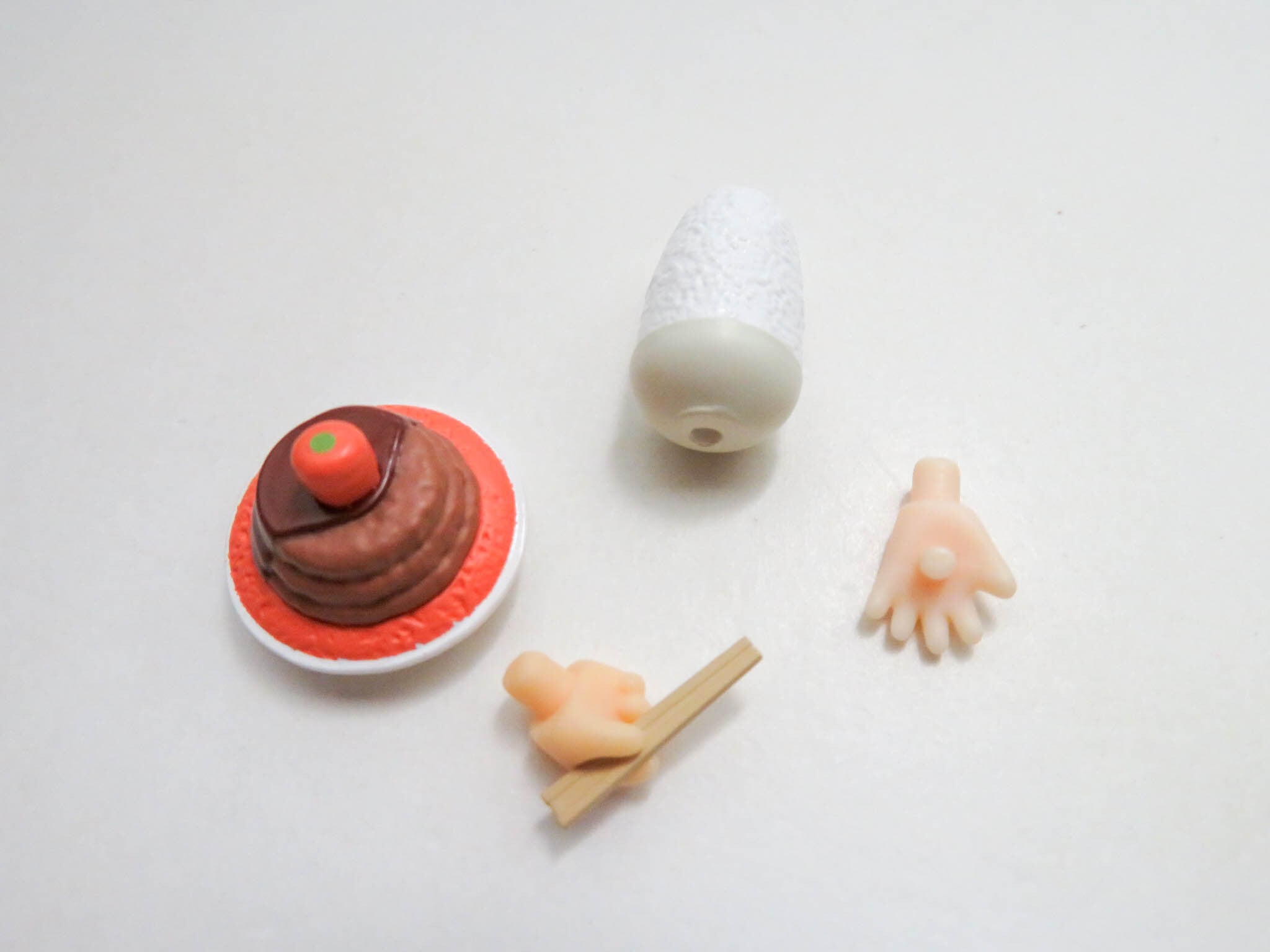 再入荷(A-ランク)【2101】 オグリキャップ 小物パーツ にんじんハンバーグとご飯 ねんどろいど