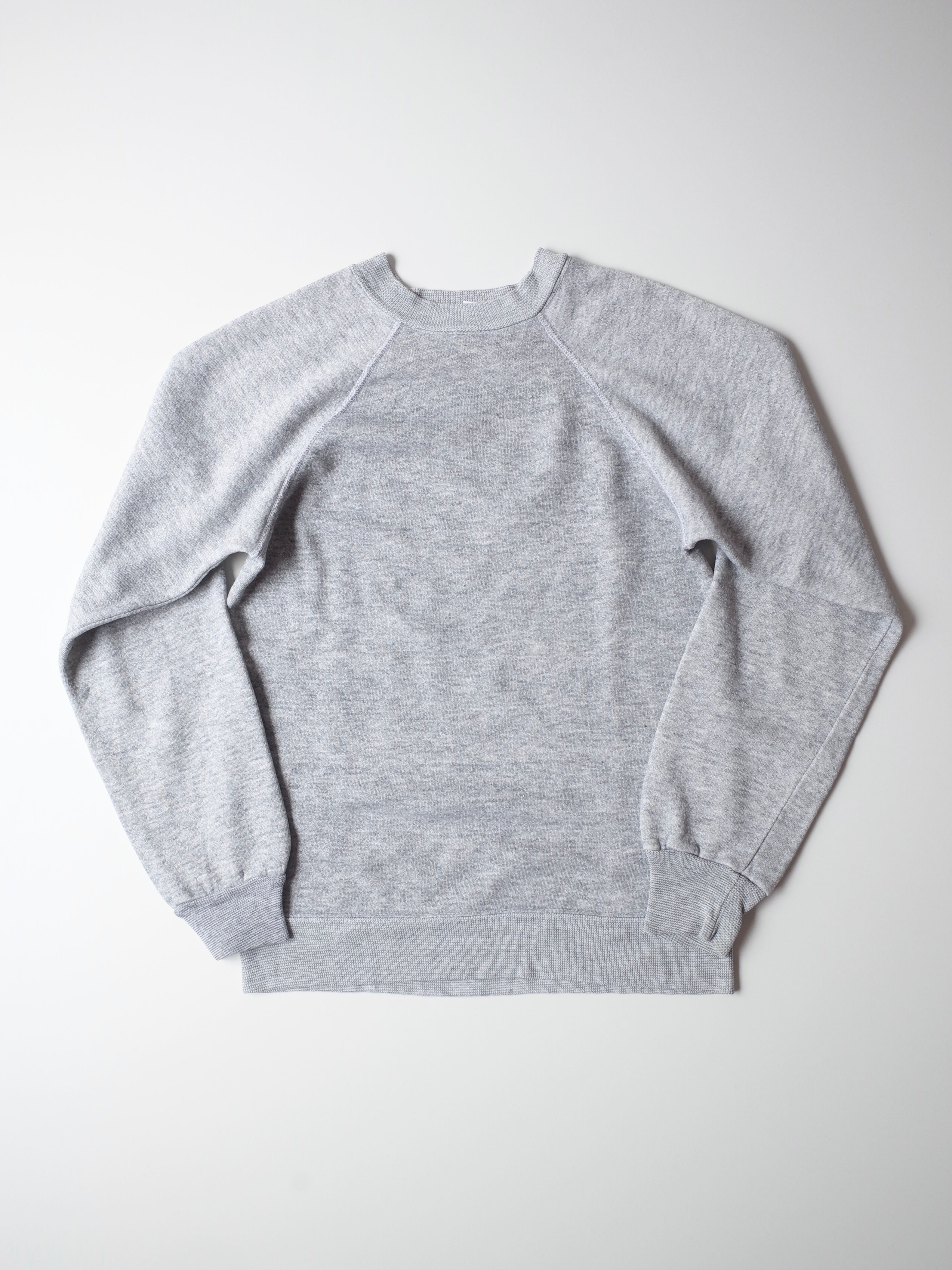 70-80s Plain sweat "heather gray"