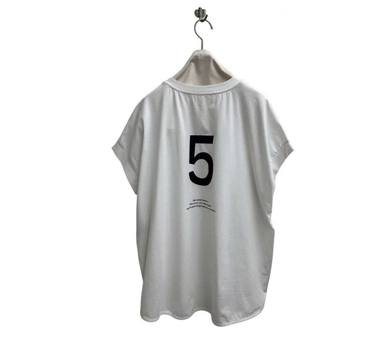 【4月末入荷次第お届けのご予約】431.ayane /アヤン フレンチスリーブバックロゴTシャツ 826528