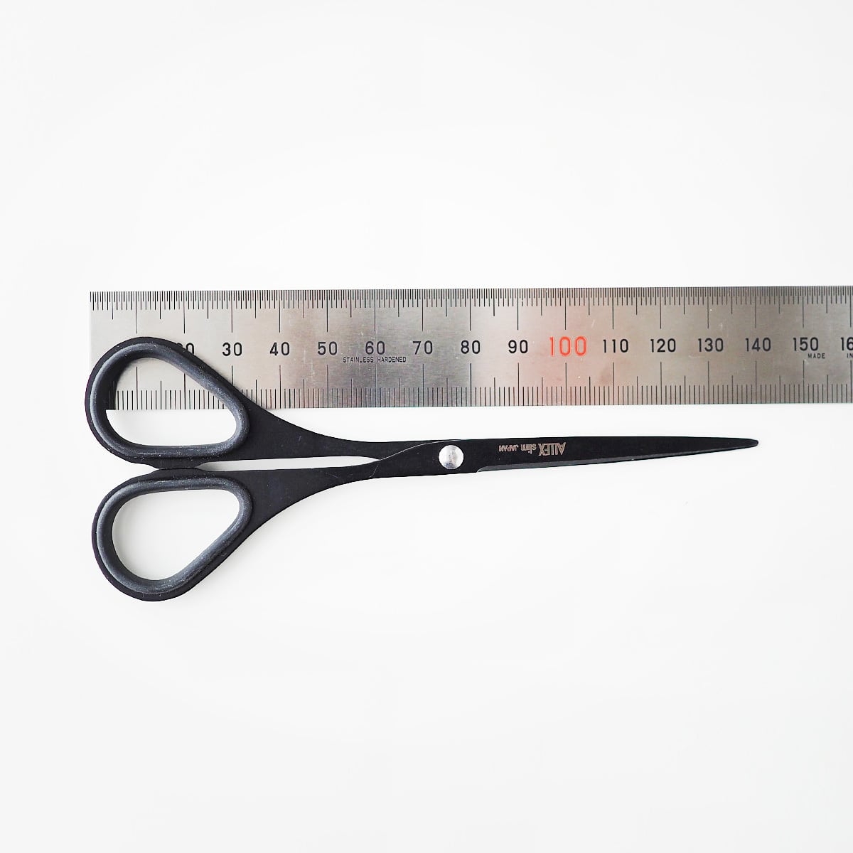 ALLEX（アレックス）ハサミ スリム140｜ブラック（フッ素コート） | ASANEL