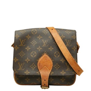 ルイ ヴィトン モノグラム カルトシエールMM 斜め掛け ショルダーバッグ M51253 ブラウン PVC レザー レディース LOUIS VUITTON 【中古】