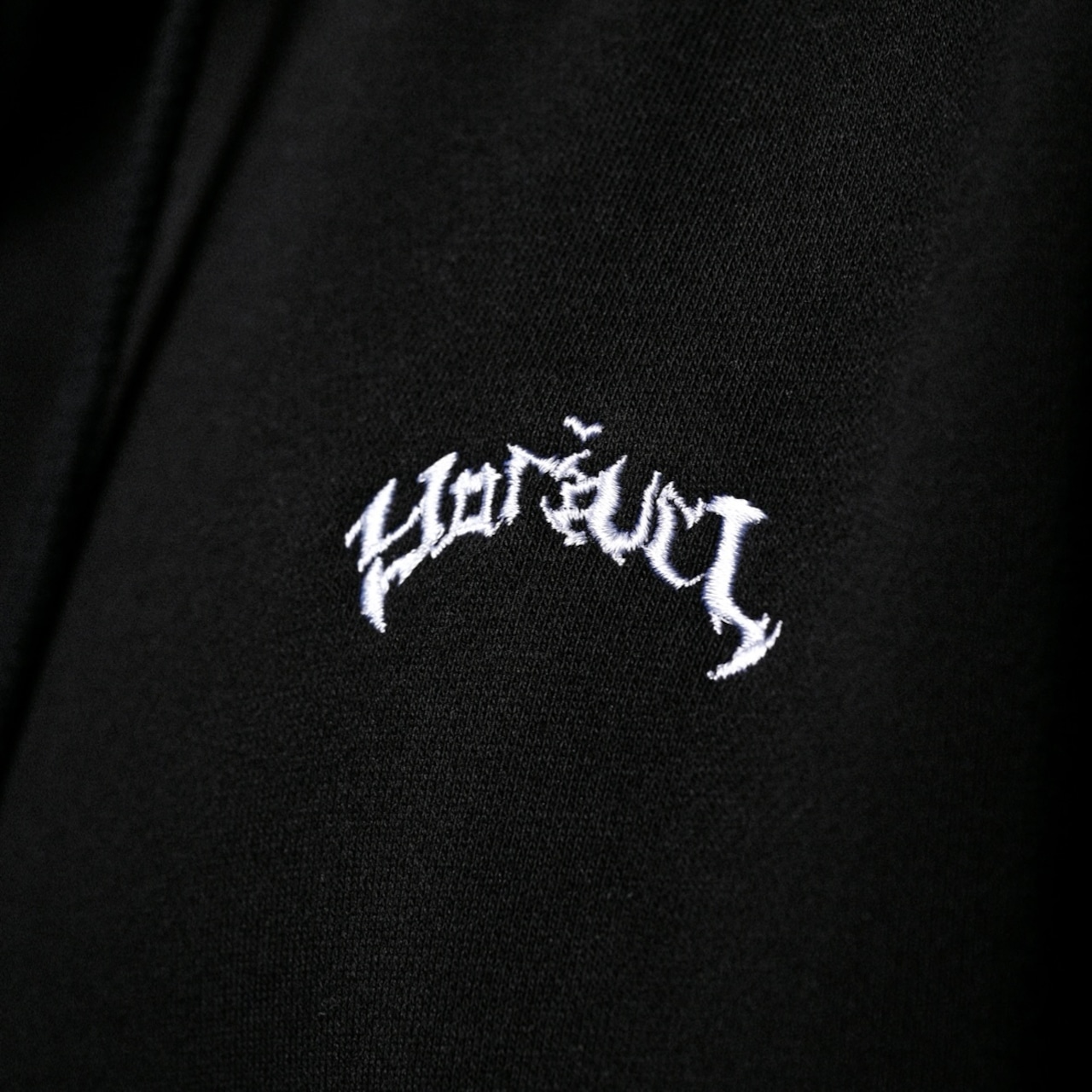 OG SMALL LOGO SHORT LENGTH ZIP HOODIE