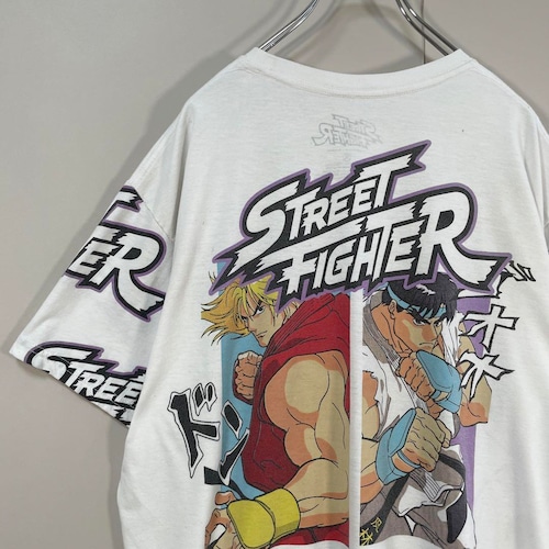 STREET FIGHTER / character print T-shirt size 2XL 配送C