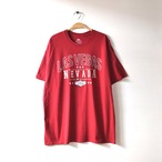 ラスベガス ロゴプリント ビッグサイズ Tシャツ オーバーサイズ メンズXL レッド 赤色 @BB0153