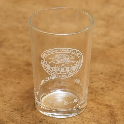 4156A7 KIRIN BEER キリンビール キリンレモン キリンオレンジエード 1970〜80年代 70s 80s グラス コップ ノベルティ 昭和レトロ ヴィンテージ
