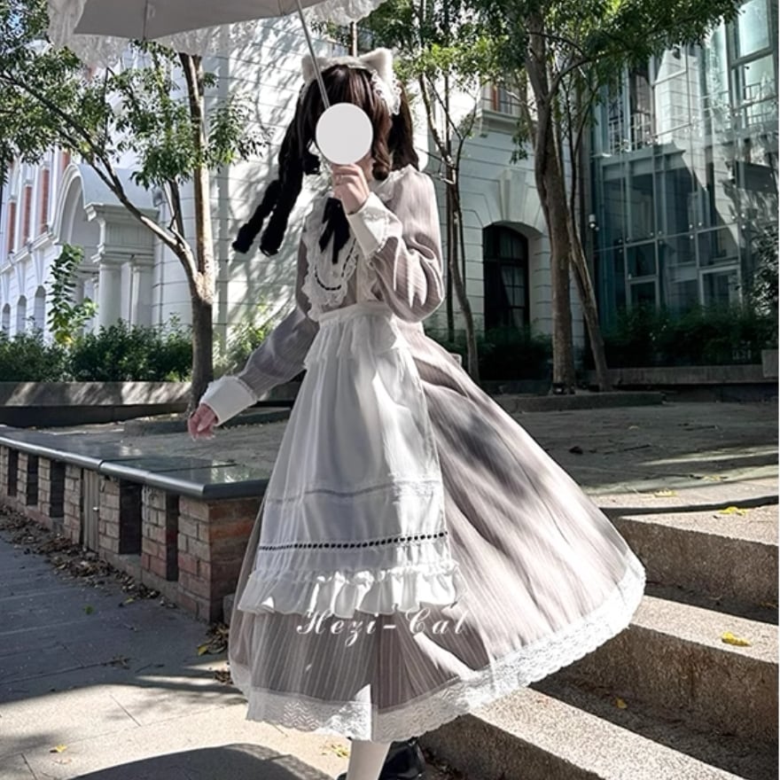 クラロリ ヴィクトリアンメイドワンピース 英国×レトロ 正統派｜WithU