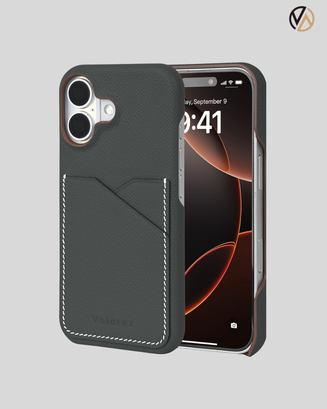 【iPhone 17シリーズ】バックカバー型ケース エプソン グレー