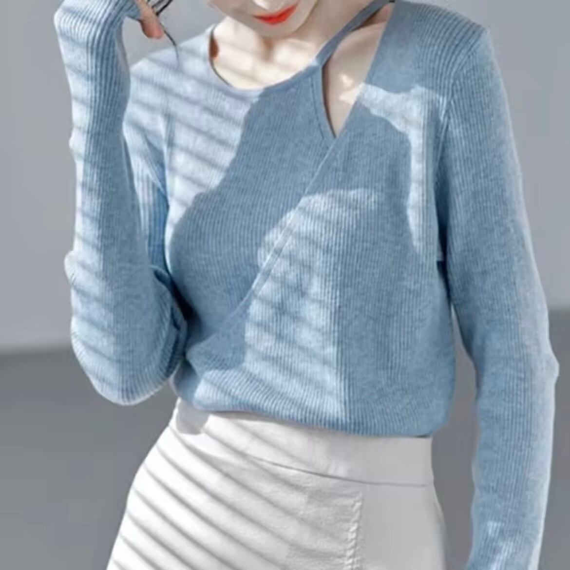 layered style rib tops