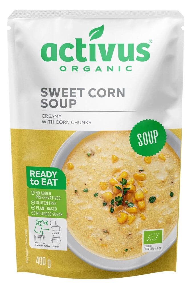 activus　オーガニックコーンスープ 400g