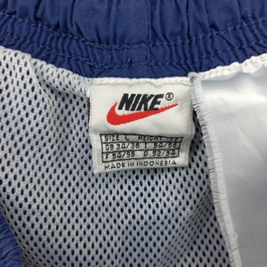 90s　ナイキ　レトロ　ショートパンツ　スイム　ナイロンショーツ　刺繍ロゴ
