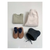【取寄】atomeme くまちゃんボンネット FREE|冬服|韓国子供服