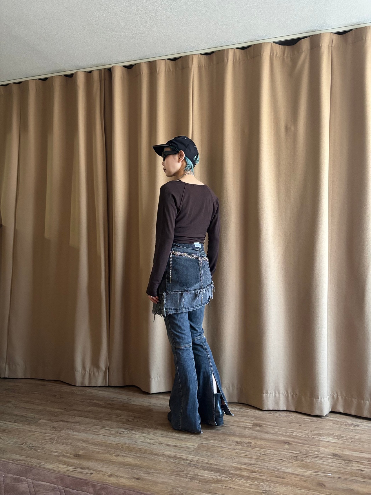 MADE IN ITALY artistic stretch tops-4488-1