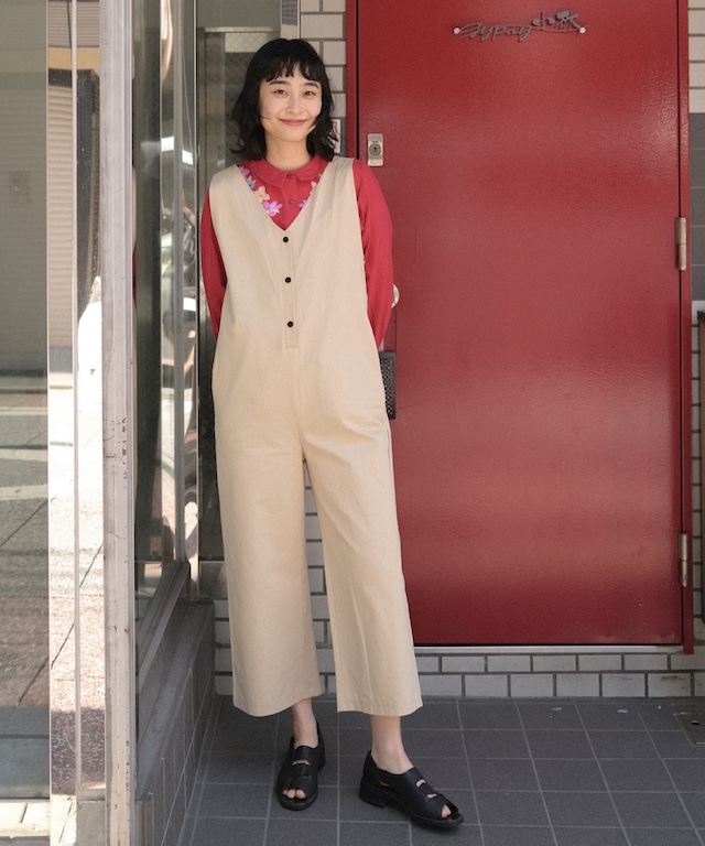 【送料無料】Ivory jumpsuit