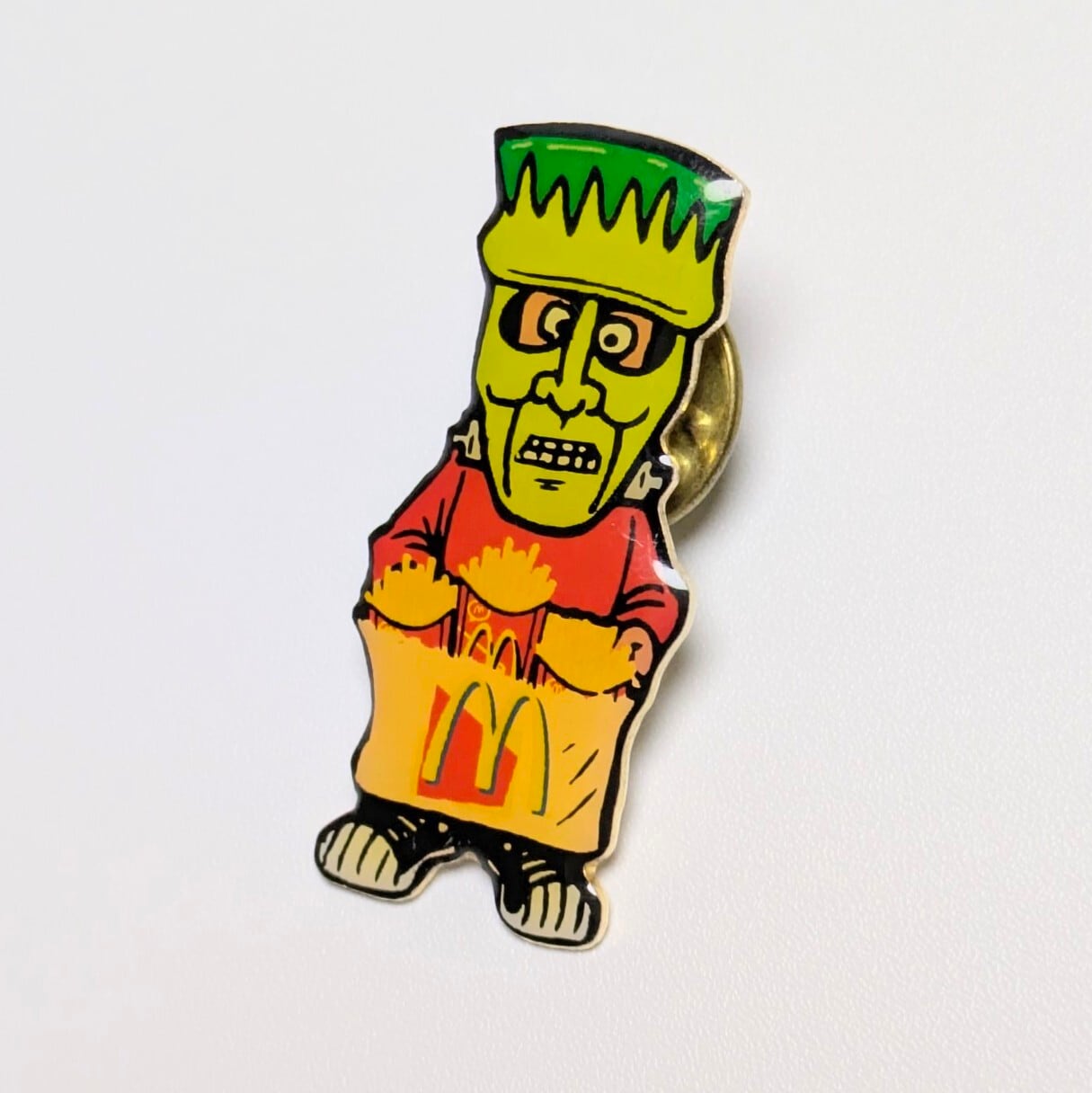 送料無料!【 McDonald's ( マクドナルド ) 】HALLOWEEN フランケン PINS / ピンバッジ / ピンズ 〚アメリカン雑貨 アメトイ〛