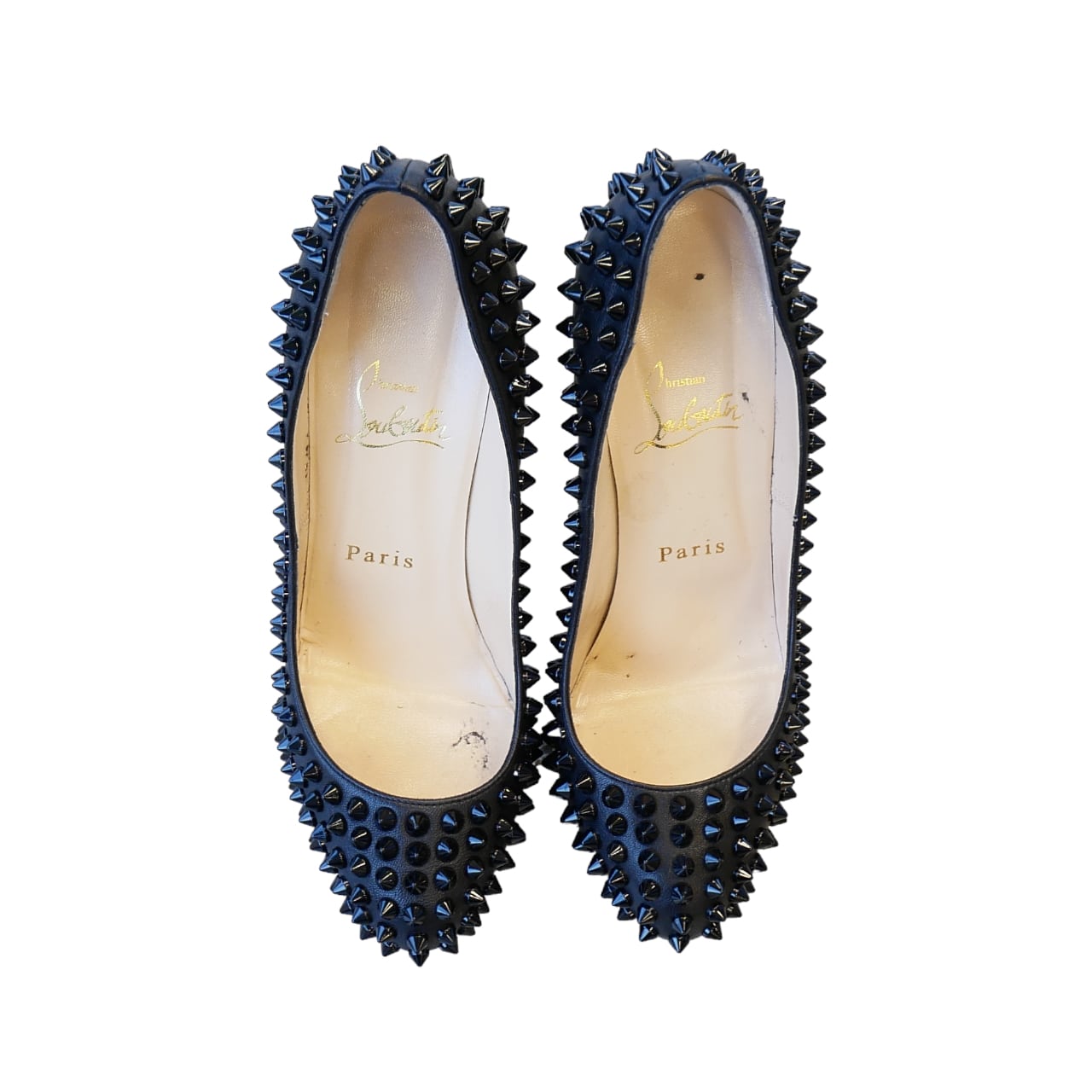 Christian Louboutin ターコイズ スパイク ハイヒール 【公式通販】