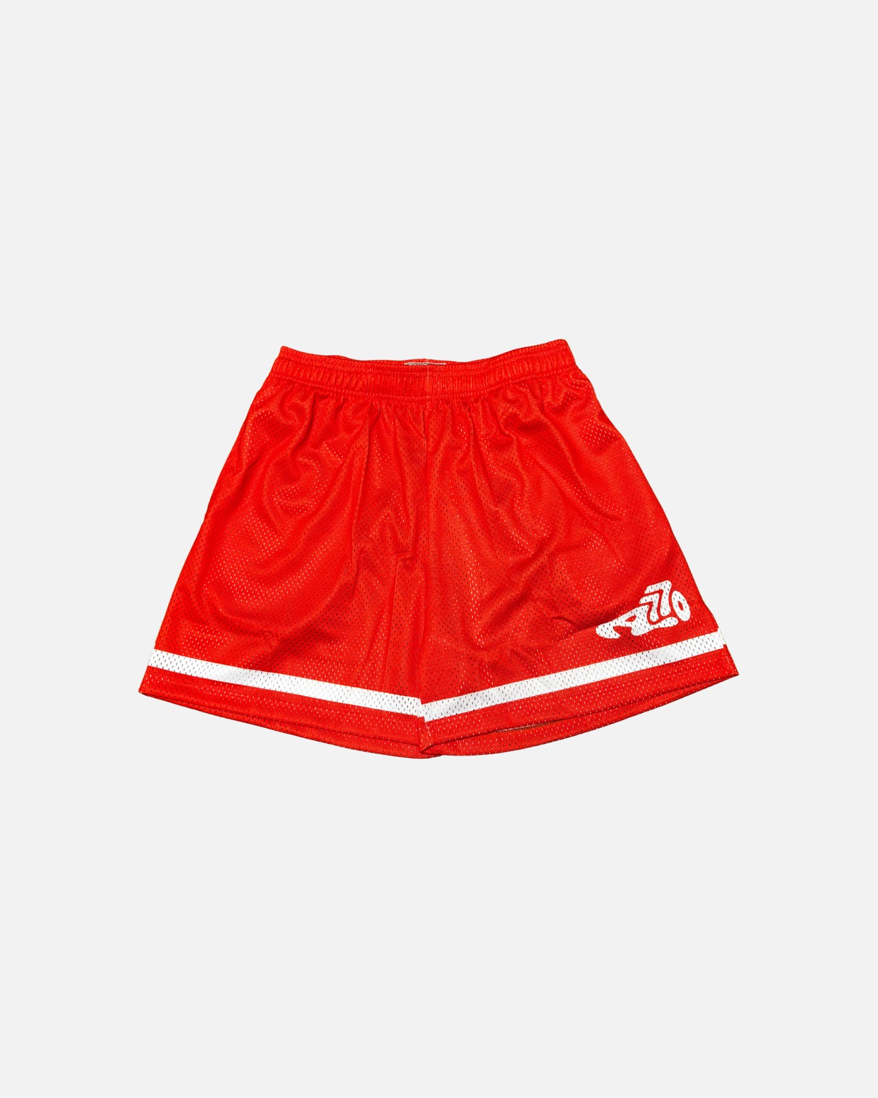 Logo Mesh Shorts - fire red