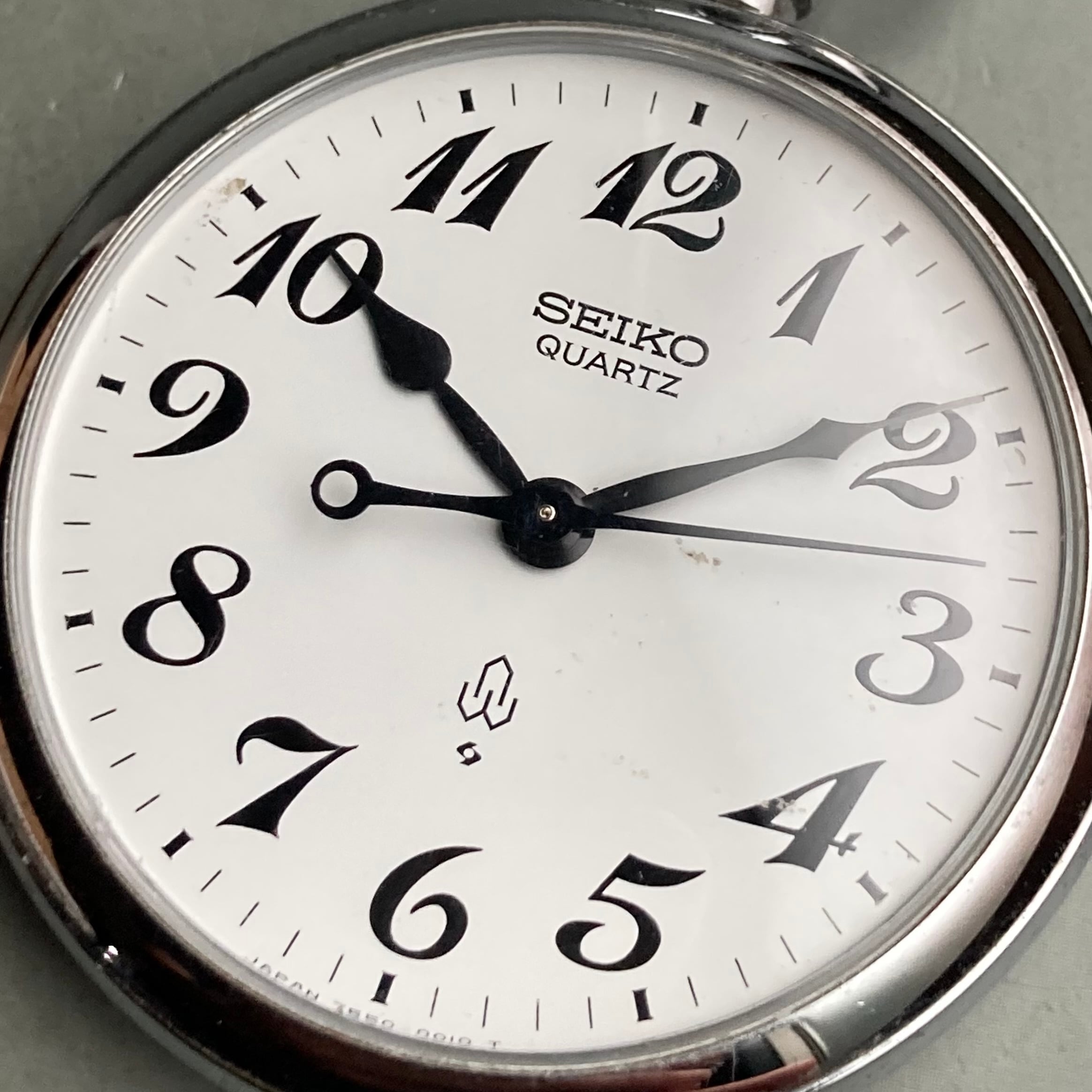 動作品】セイコー SEIKO 懐中時計 1978年 昭和53年 クォーツ 鉄道