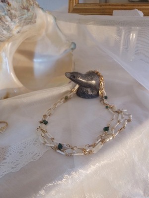 White seashell necklace