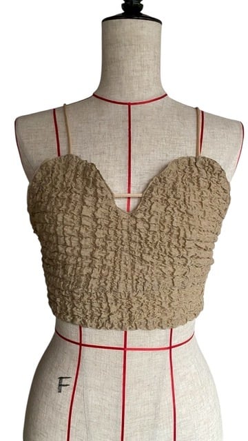 フミエタナカ BLEND BUSTIER ビスチェ バックシャン 1 緑 ミント other - フミエタナカ BLEND BUSTIER ビスチェ バックシャン 1 緑
