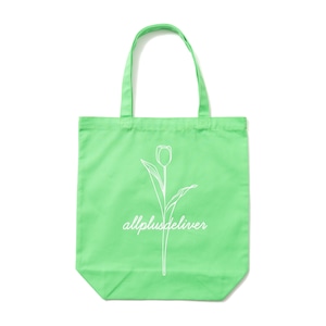 ALPSDR ONE TULIP TOTE BAG / LIGHT GREEN