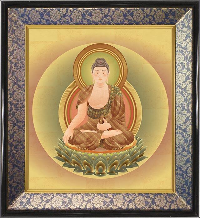 薬師如来観音菩薩のアート作品（フレーム付き） d7e8728e51e4a10988a2bb1284e56f
