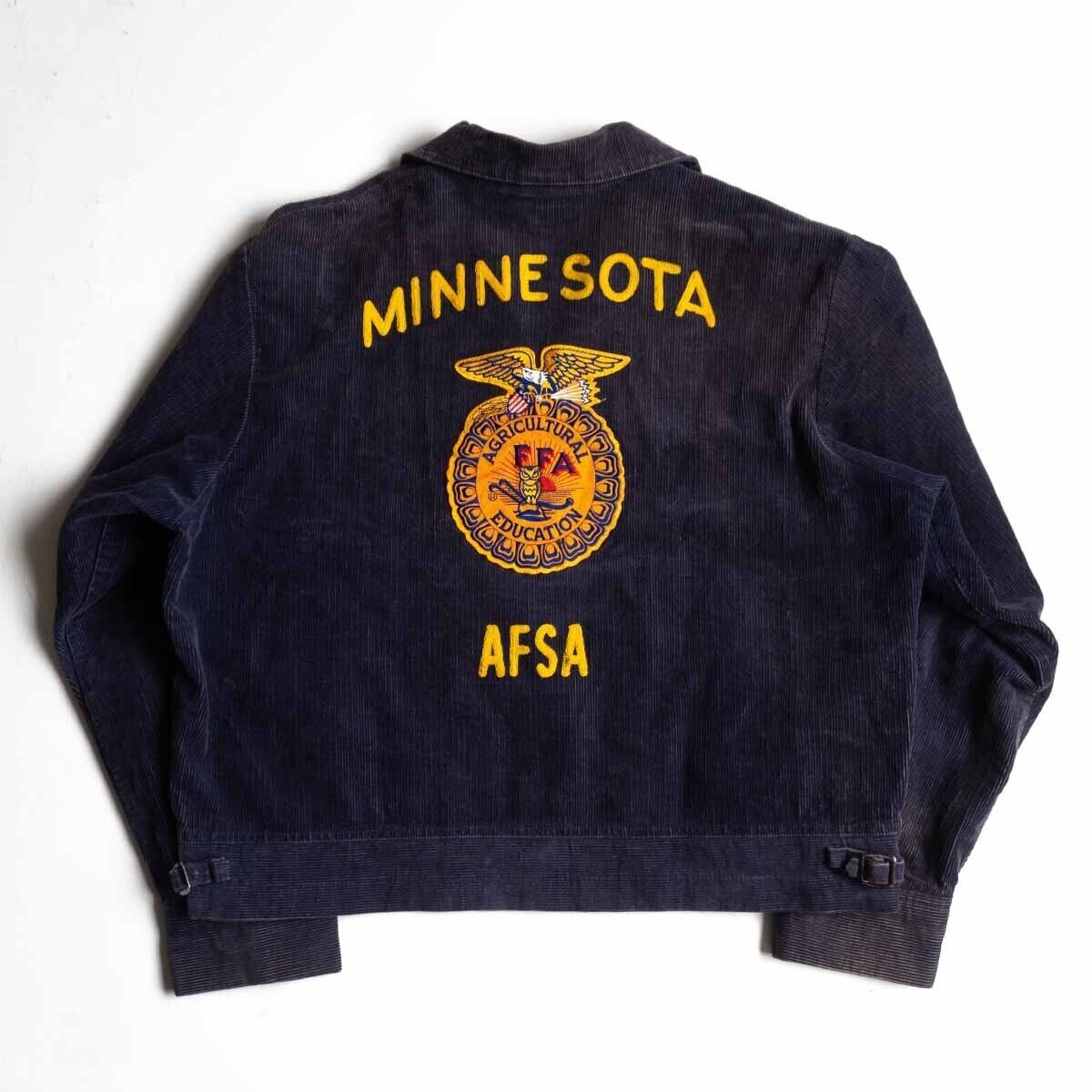 希少USA製70s 80s FFA32 短丈 ファーマーズジャケット刺繍 希少USA製70s 80s FFA32 短丈 ファーマーズジャケット刺繍 希少USA製