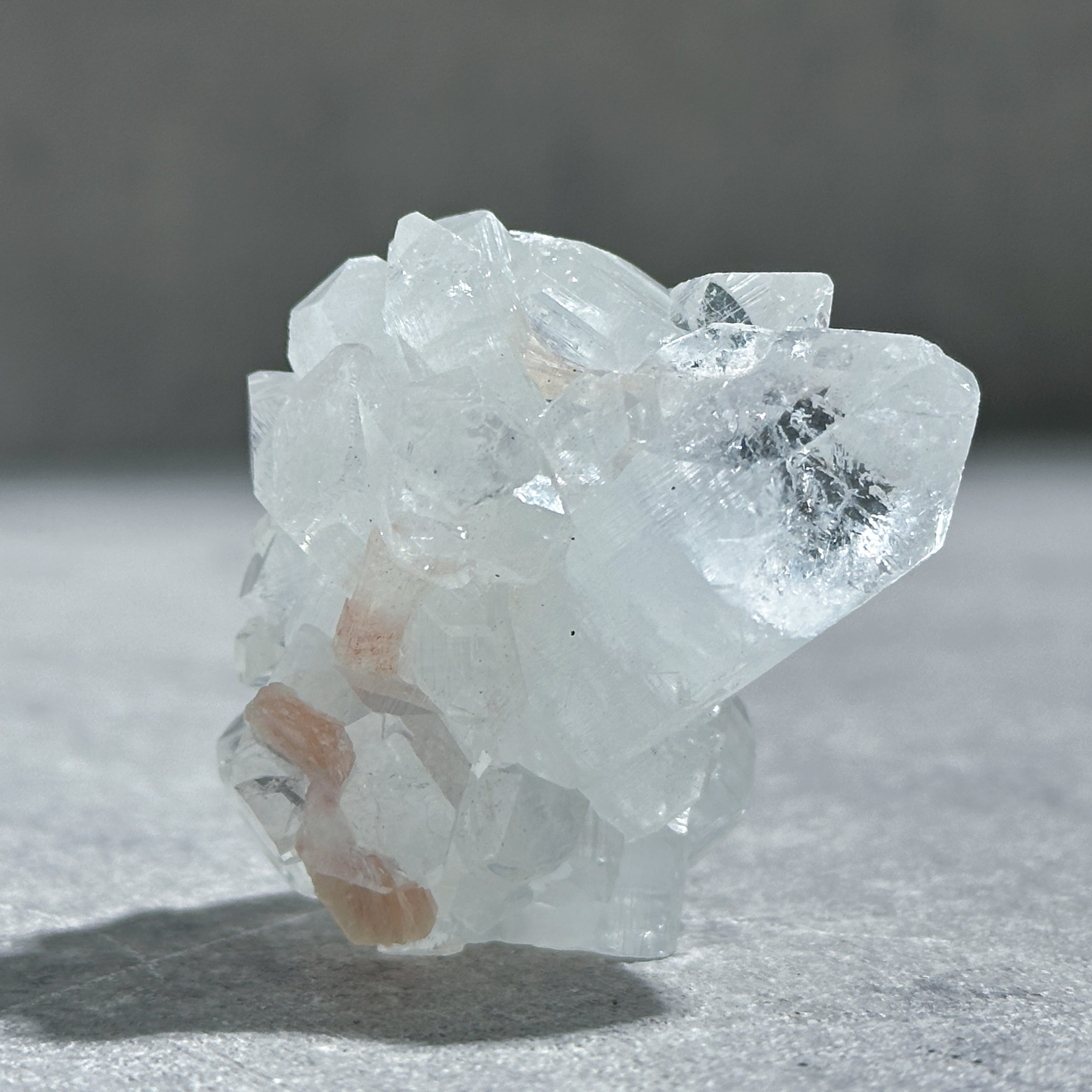 アポフィライト＆スティルバイト 原石52◇ Apophyllite & Stilbite