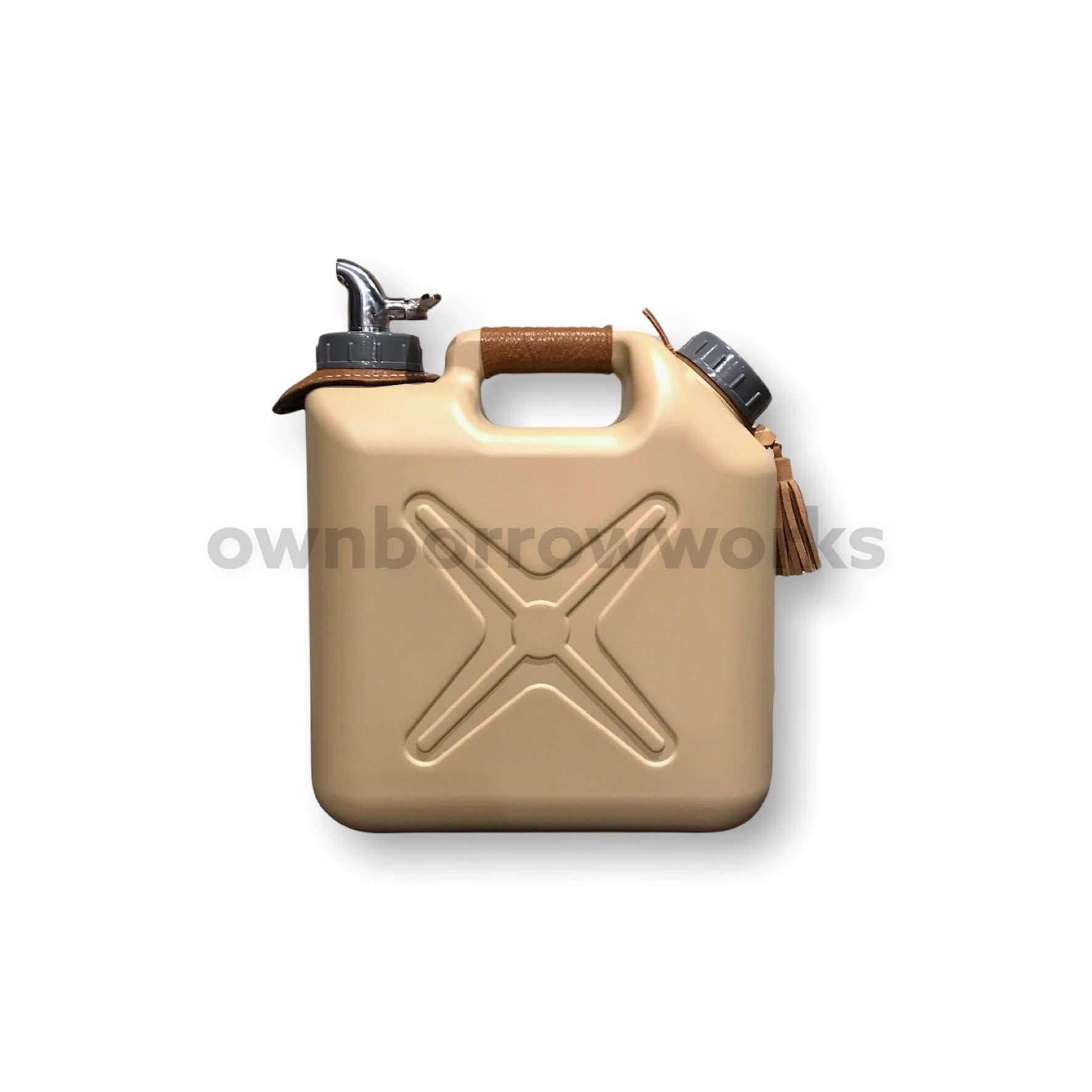 カスタムウォータータンク5L装飾なし／サンド(グレーキャップ