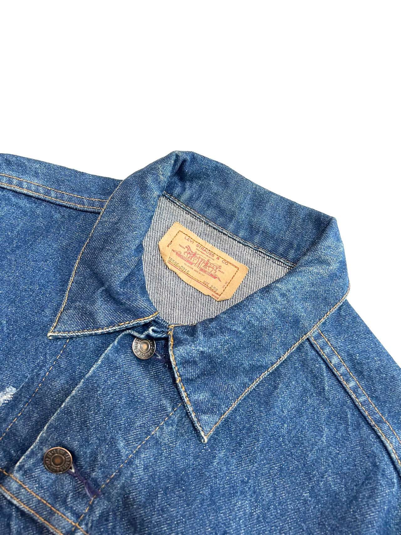 80s Levi’s 70506 DENIM JACKET MADE IN USA Size 42