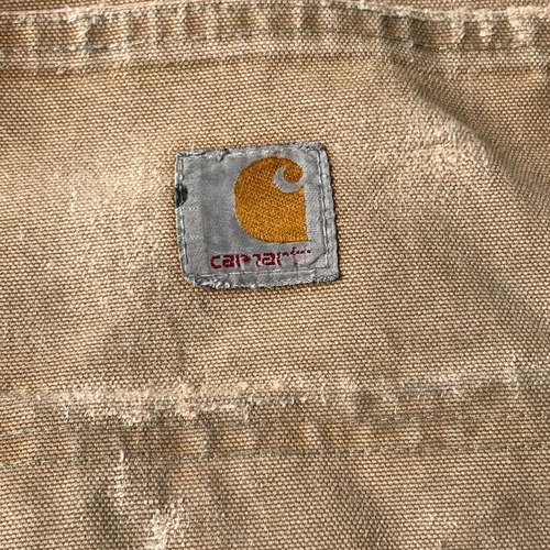 20s USA製 ブラウン ダブルニー Carhartt カーハートパンツ 詳細写真19