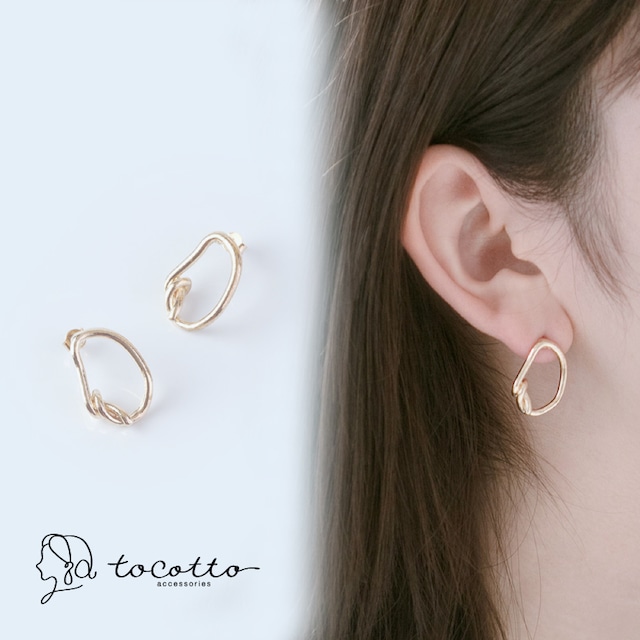 ピアス レディース フープピアス 大きめ リング ピアス 金属アレルギー チタン【tocotto】（トコット）【公式】ピアス レディース 韓国ピアス ピアス 20代 ピアス30代 ピアス40代【tw-dpp-603】【ピアス】バレンタイン ホワイトデー