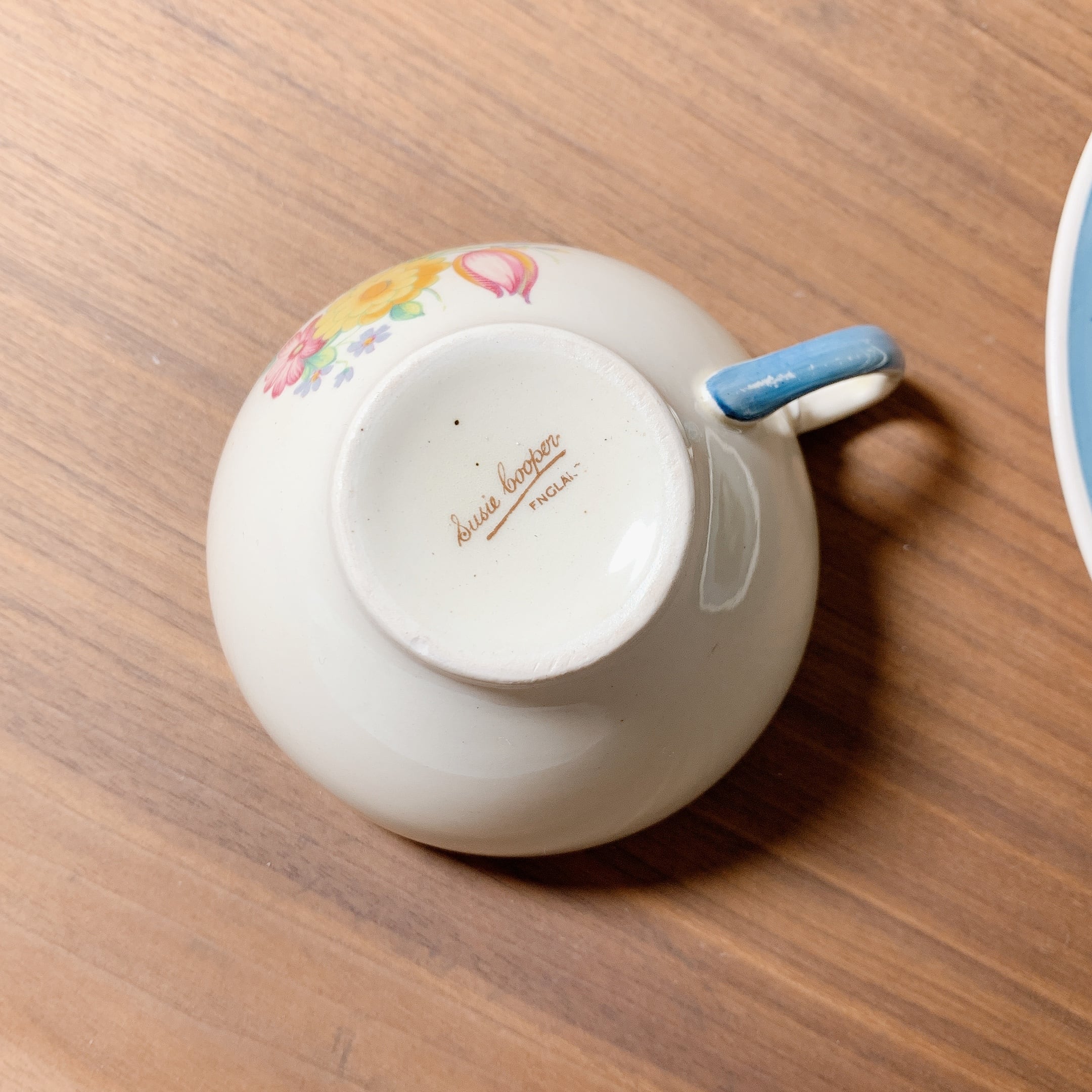 スージークーパー スワンシースプレイ トリオ(ブルー) イギリス製