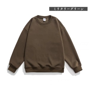 Drop shoulder round neck sweatshirt 0163