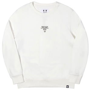 SALE 送料無料【HIPANDA ハイパンダ】メンズ クルーネック スウェット トレーナー MEN'S BACK PRINT CREW NECK SWEAT SHIRT / WHITE・BLACK