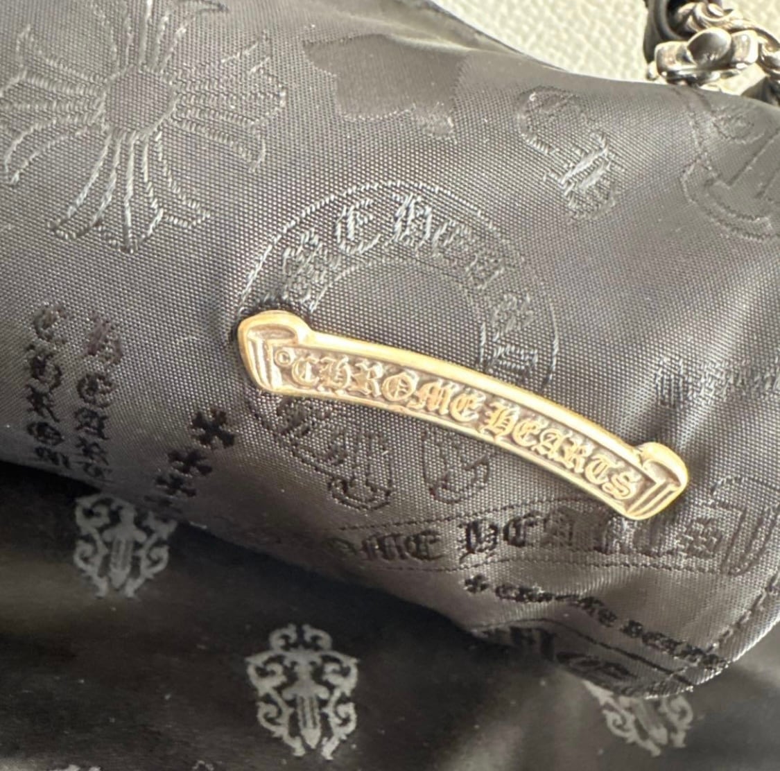 CHROME HEARTS クロムハーツ GRINDS ショルダーバッグ ナイロン ダガー
