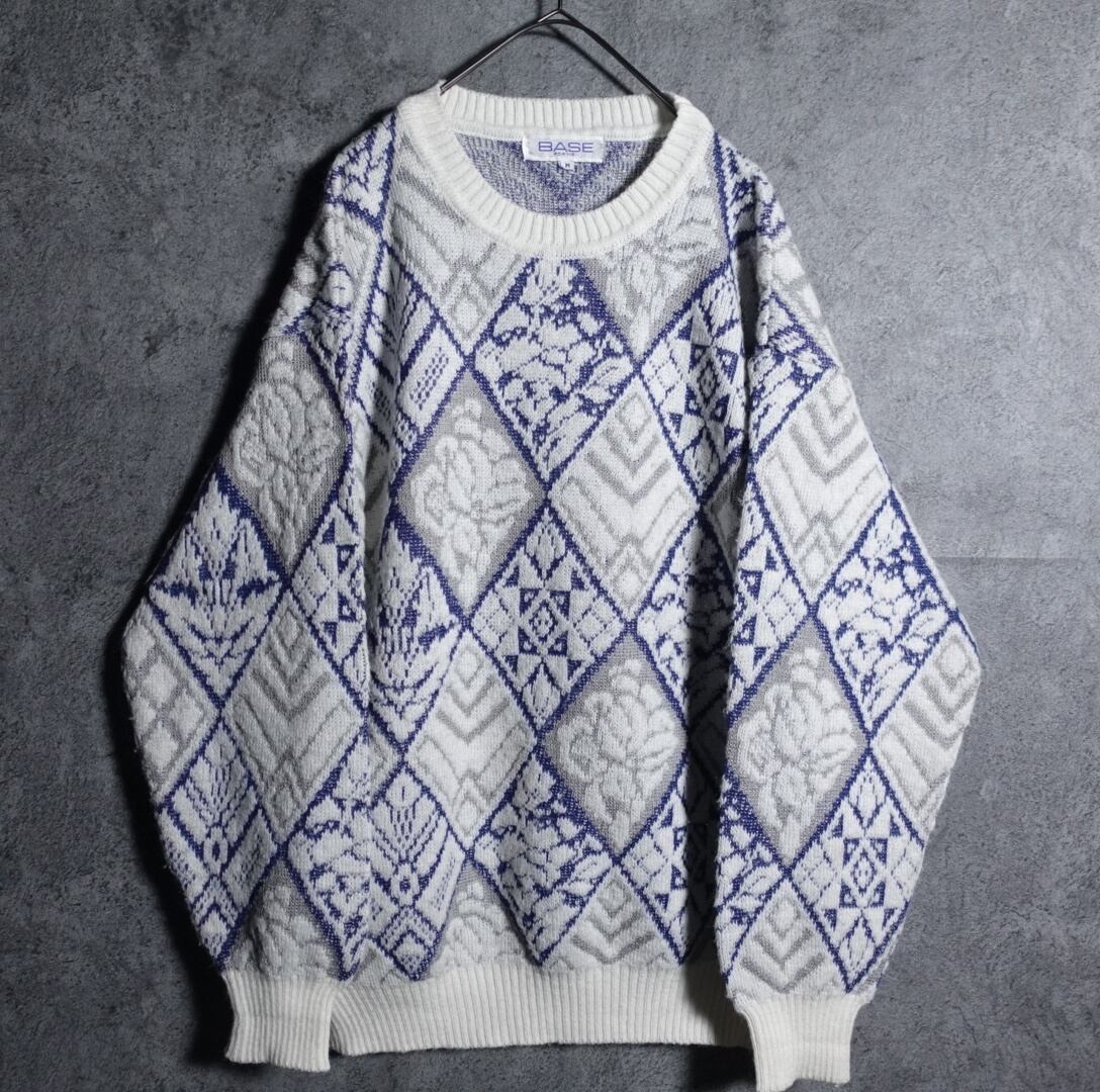 geometric pattern design knit