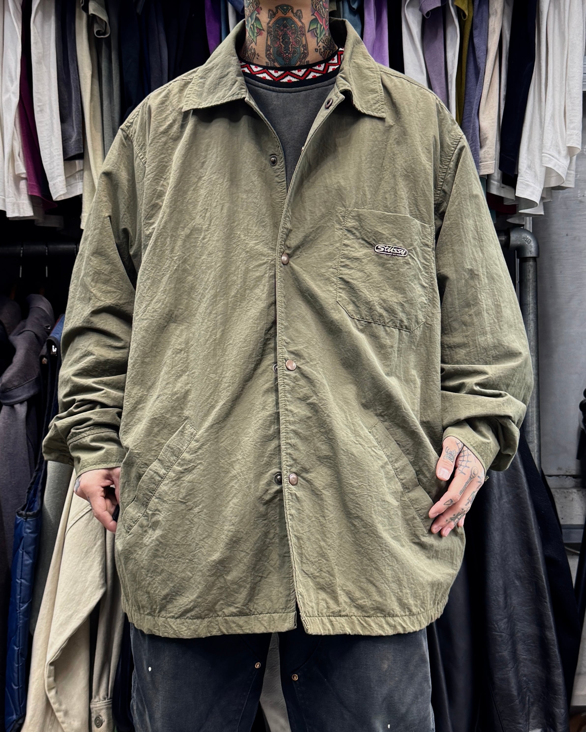 90's old stussy Corduroy Jacket 