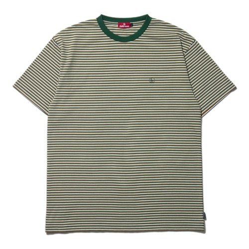 HELLRAZOR H STRIPED SHIRT GREEN/BROWN