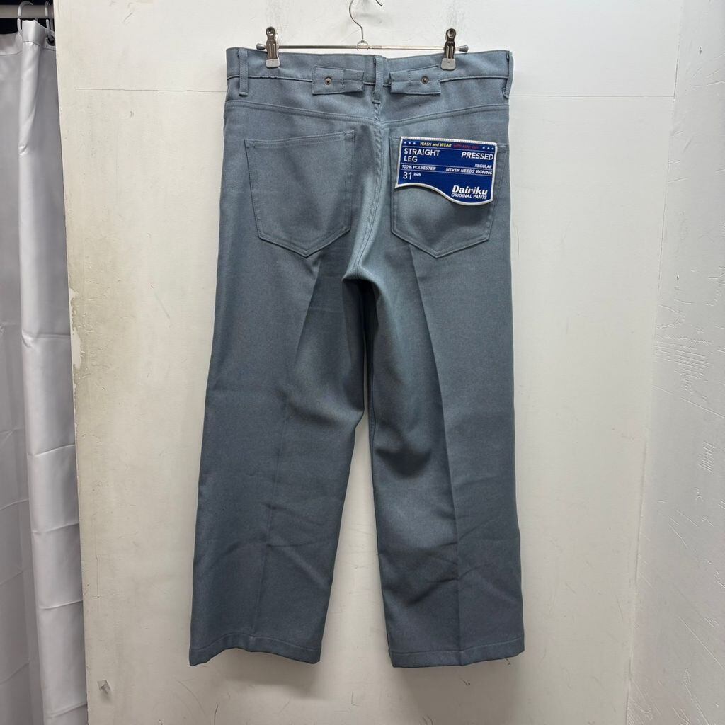 DAIRIKU ダイリク 20AW Straight Flasher Pressed Pants ストレート