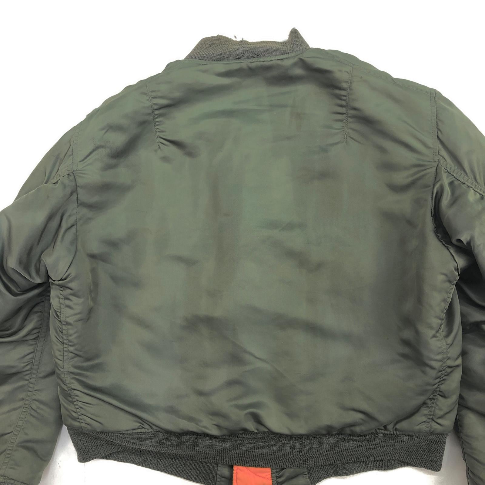 U.S.AIR FORCE アルファ 70年代 MA-1 フライトジャケット JACKET